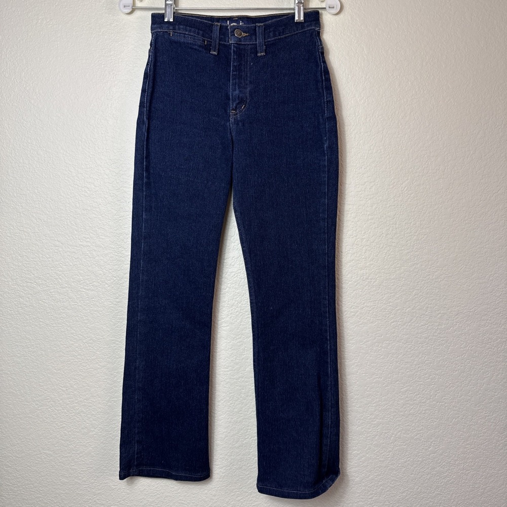 Vtg 90s l.e.i. High Waisted Straight Leg Jeans Dark Wash Denim Minimalist Sz 3